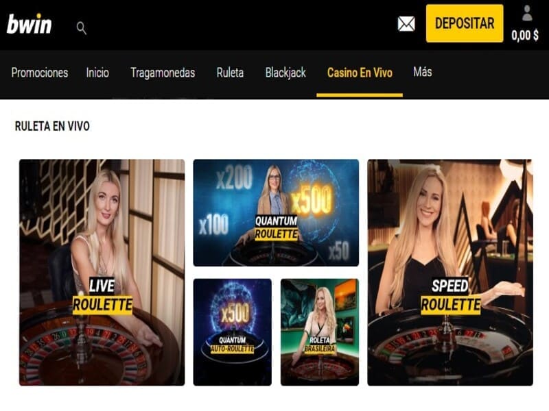 Casino en vivo Bwin