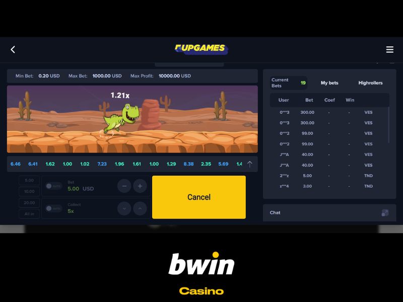 Características de la máquina tragaperras Dino